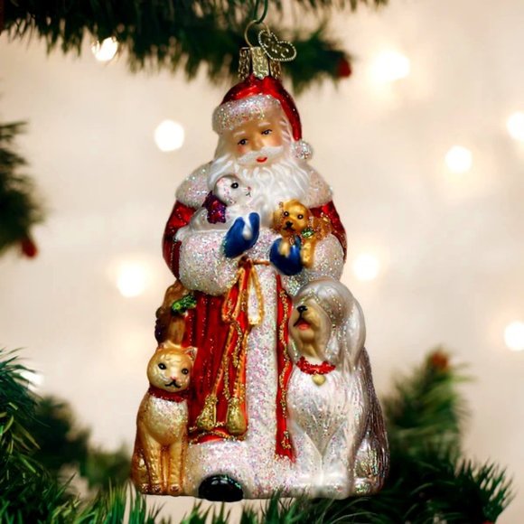 Old World Christmas Other - Santa's Furry Friends Xmas Ornament with Keepsake Box |Old World Christmas| NWT